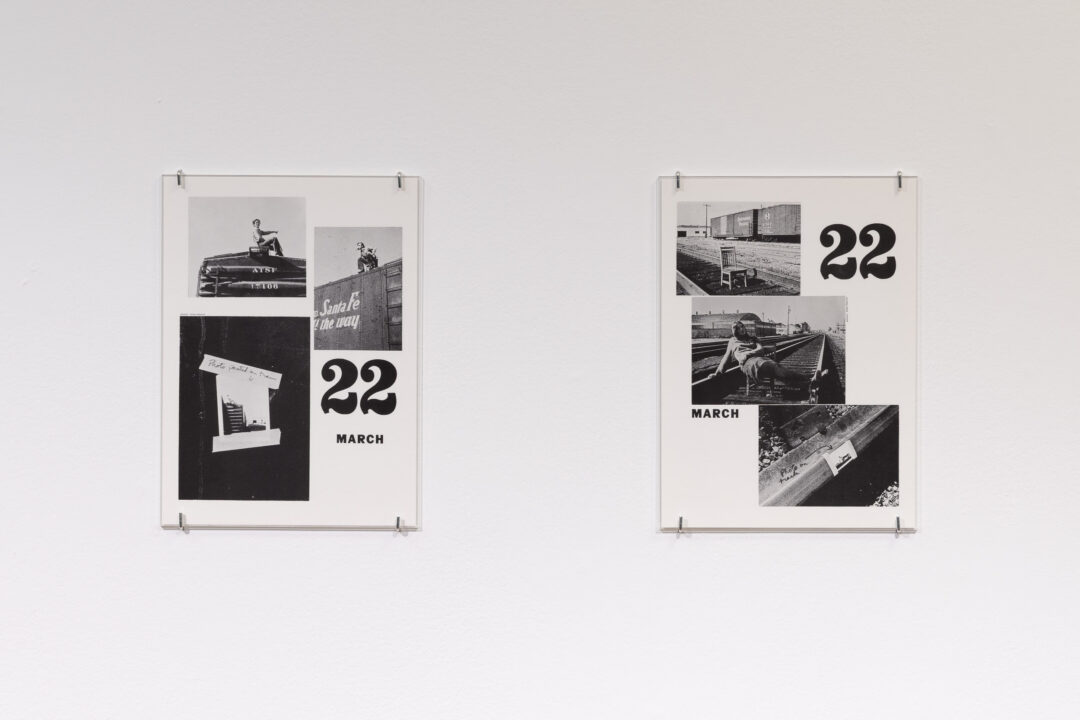 Detail of Allan Kaprow, Pose - Multiples Inc., 1970, Offset envelope, containing seven offset lithographs