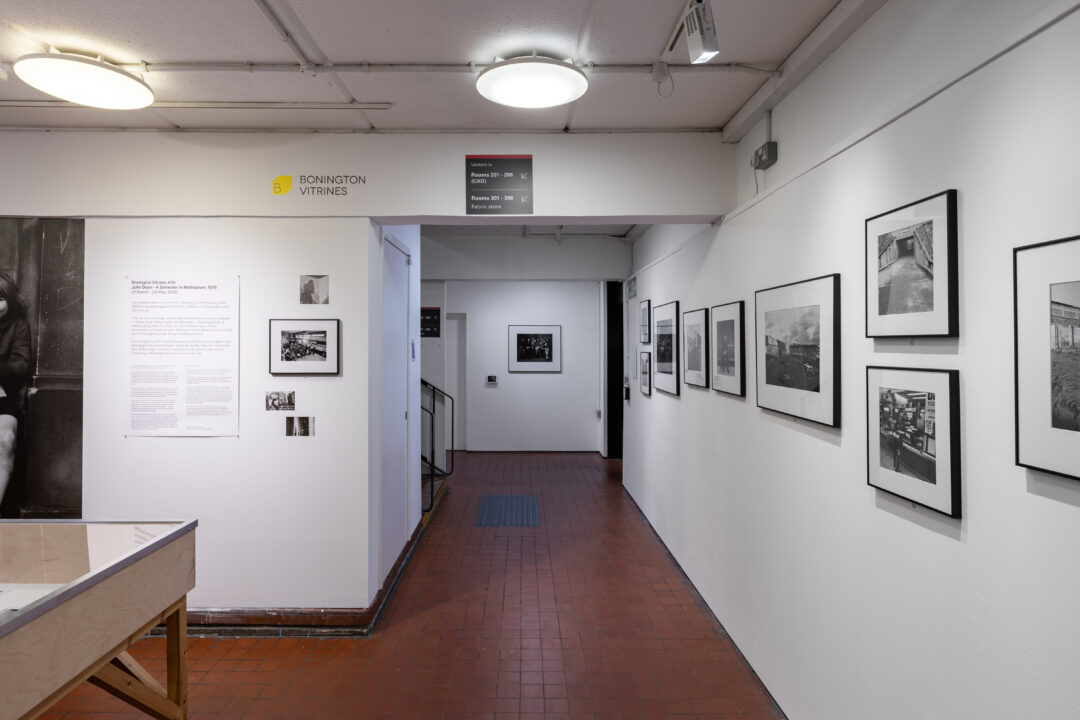 Installation view: John Dean, A Semester in Nottingham, 1976