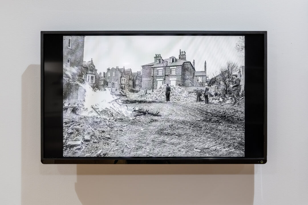 Installation view: John Dean, A Semester in Nottingham, 1976