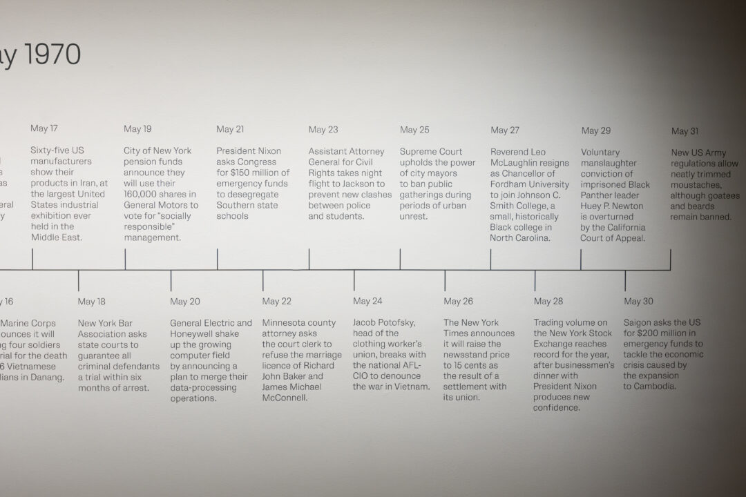 Installation view: Naeem Mohaiemen, THROUGH A MIRROR, DARKLY