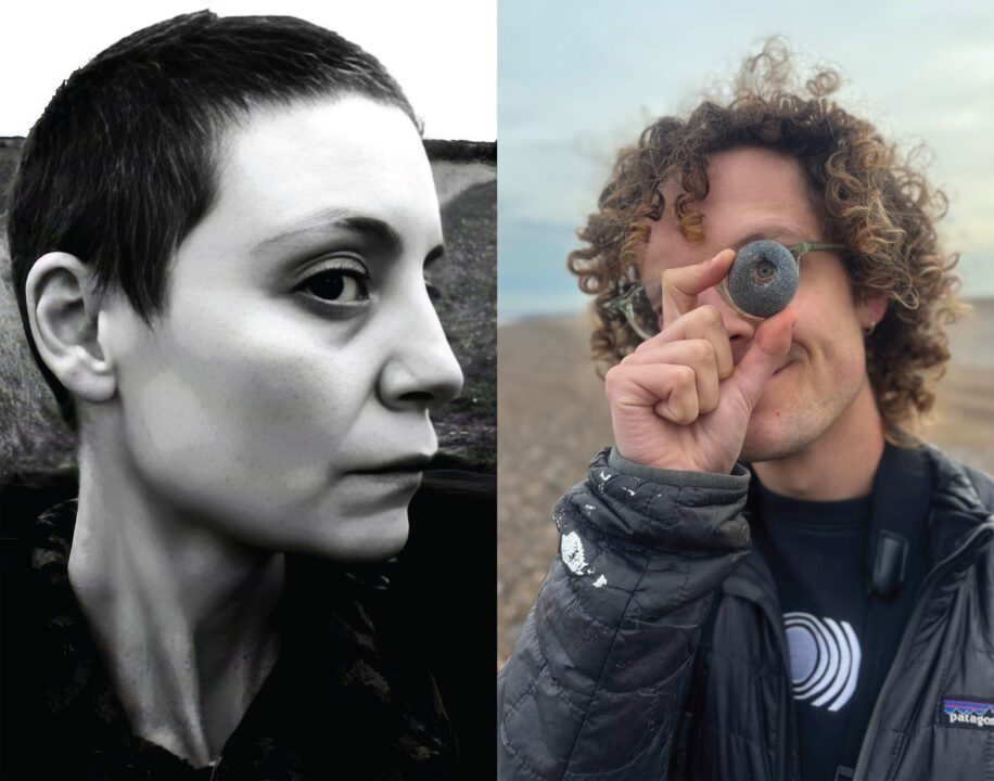 Portrait of Fran Lock and Jac Common